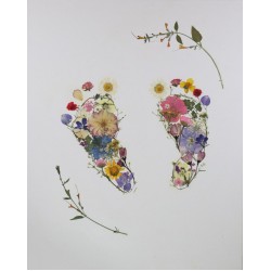 Custom Baby's Footprints SuburbanWildDesigns