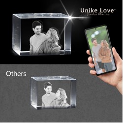 New Born Photo 3D Crystal Gift | Personalized Gift | New Mom Gift| New Dad gift | Custom baby portrait by Unike Love® UnikeLove